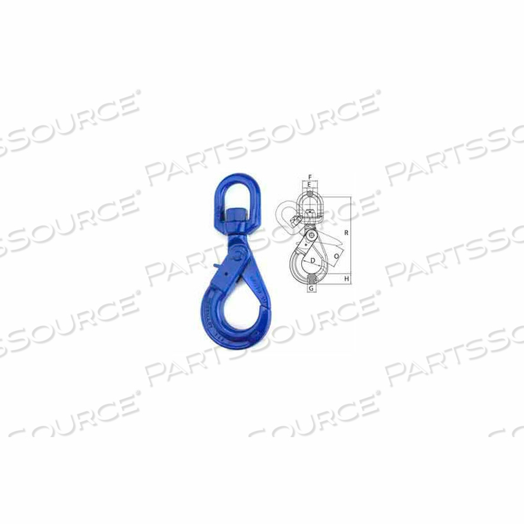 1/2" V10 SWIVEL SELF-LOCKING HOOK 