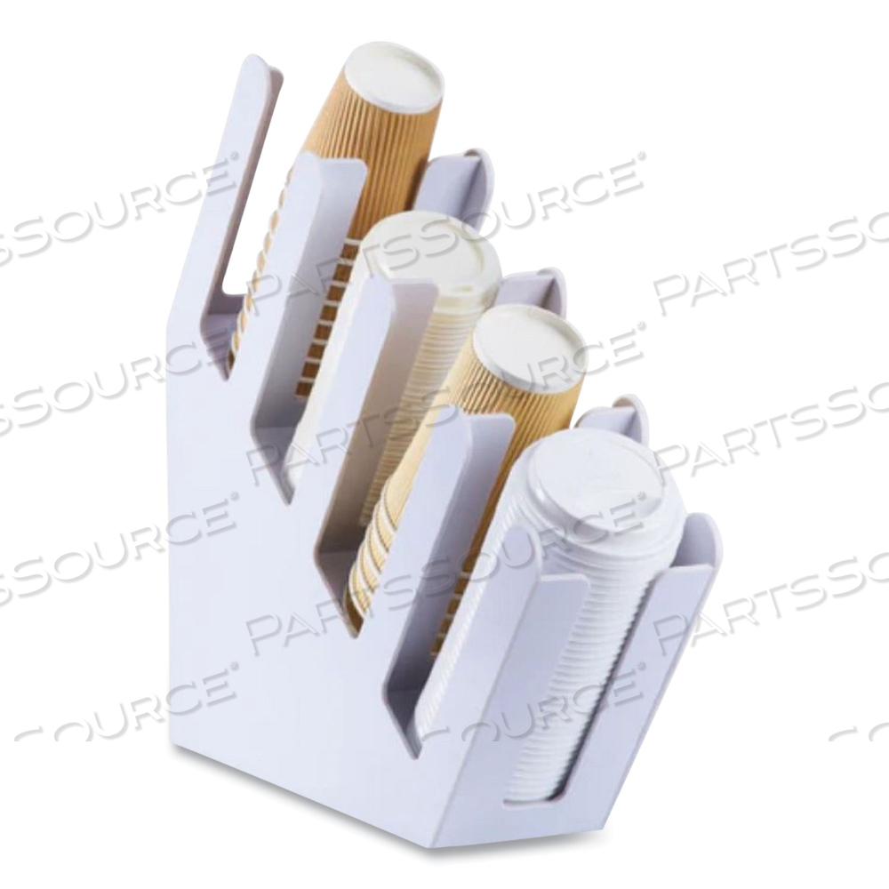 HOT CUP LIDS, FITS 10 OZ TO 24 OZ PAPER HOT CUPS, SIPPER LID, WHITE by Karat