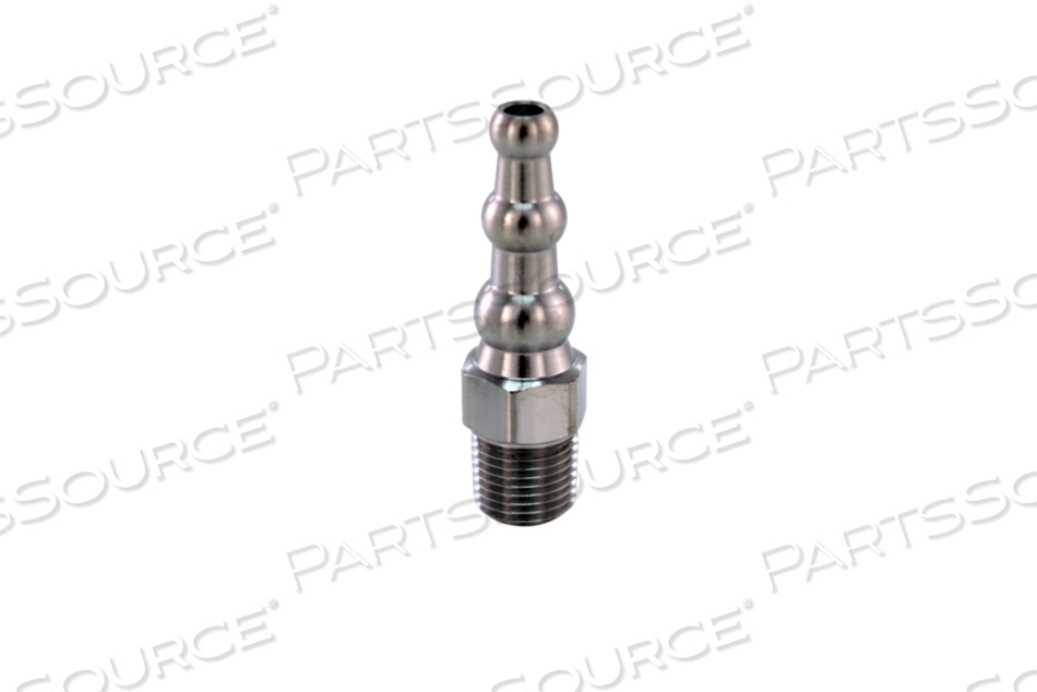 1/8 IN NPT MALE TO BUBBLE BARBED FOR 1/4 IN, 3/8 IN NOMINAL ID HOSE by Bay Corporation