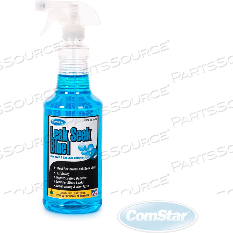 LEAK SEEK LEAK DETECTOR BLUE WITH SPRAY - 1 QUART by Comstar International Inc