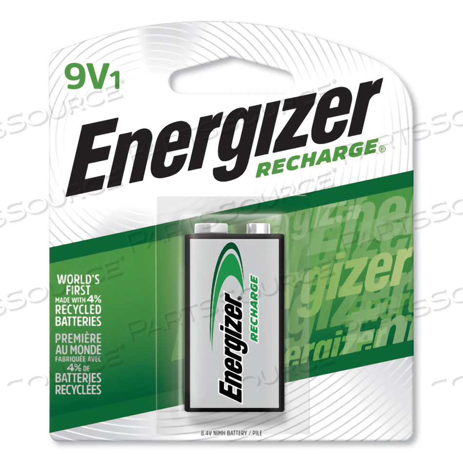 NIMH RECHARGEABLE 9V BATTERIES by Energizer