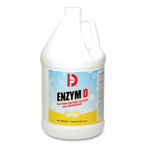 ENZYM D DIGESTER LIQUID DEODORANT, LEMON, 1 GAL BOTTLE, 4/CARTON by Big D