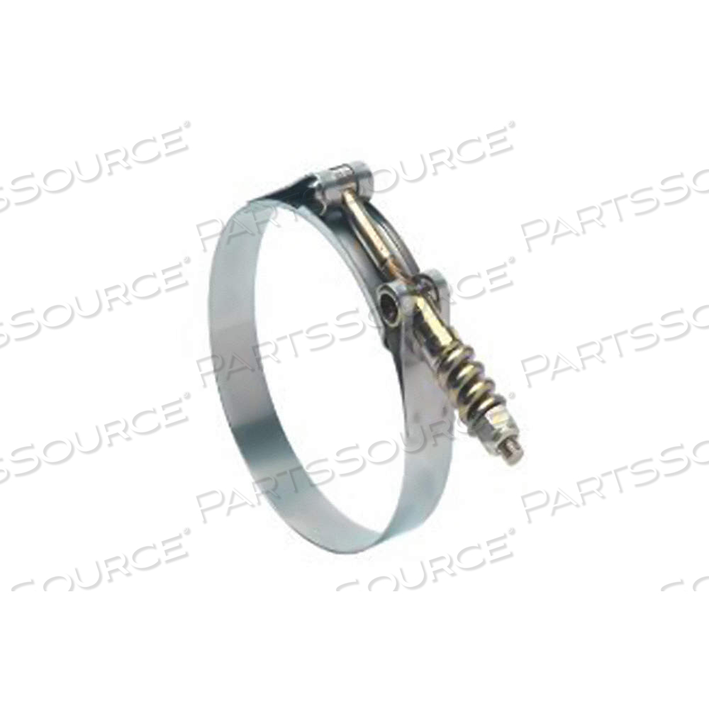 BOLT CLAMPS, 301 STAINLESS STEEL BAND, 4 9/16 IN-4 7/8 IN DIA., SAE # 456, 3/4 IN BAND WD by Approved Vendor