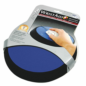 MOUSE PAD W/WRIST SUPPORT COBALT by Allsop