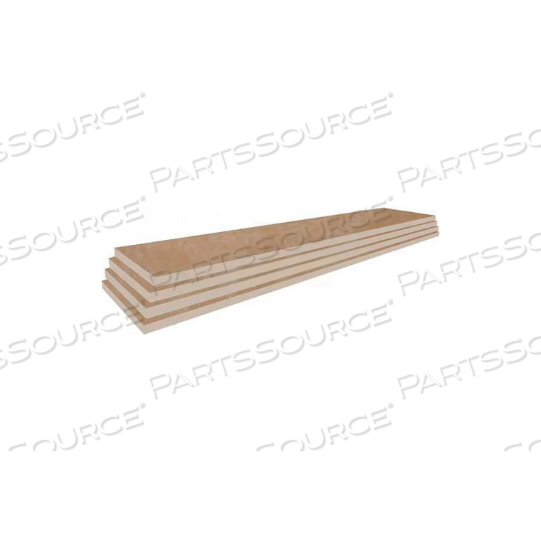 SLATWALL BIRCH SHELVES, 3/4"HX10"DX47-3/4"W, FINISHED ON 2 SIDES AND 3 EDGES by Windmill Slatwall Products SLATWALL BIRCH SHELVES, 3/4"HX10"DX47-3/4"W, FINISHED ON 2 SIDES AND 3 EDGES by Windmill Slatwall Products