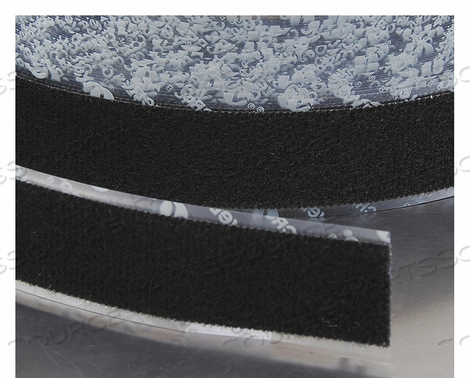 RECLOSABLE FASTENER LOOP 4X75 FT BLACK by Velcro