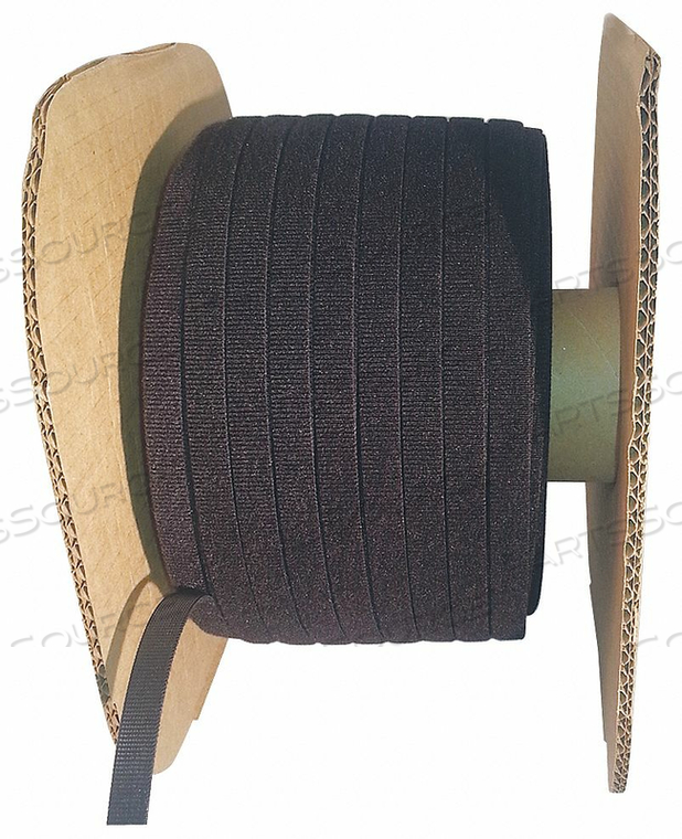 HOOK AND LOOP CABLE 600 FT.X0.50IN BLACK by Rip-Tie