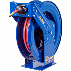 3/8"X100' 300 PSI EZ-COIL SAFETY SERIES SPRING RETRACTABLE HOSE REEL by Coxreels