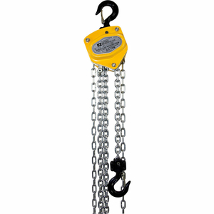MANUAL CHAIN HOIST W/ OVERLOAD PROTECTION, 1/2 TON CAPACITY 30' LIFT by Oz Lifting Products MANUAL CHAIN HOIST W/ OVERLOAD PROTECTION, 1/2 TON CAPACITY 30' LIFT by Oz Lifting Products