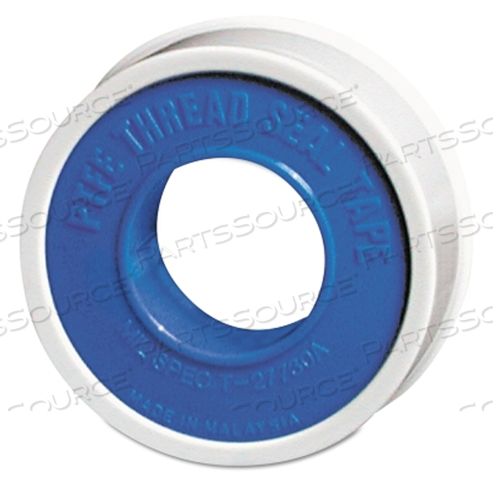PTFE PIPE THREAD TAPES, 260 IN L X 1/2 IN W by La-Co PTFE PIPE THREAD TAPES, 260 IN L X 1/2 IN W by La-Co