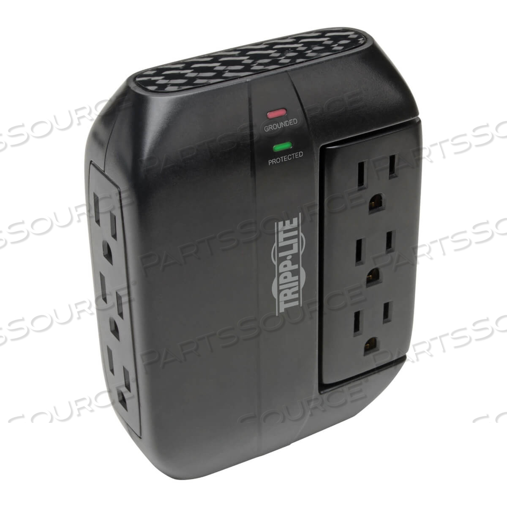 SURGE PROTECTOR 3 ROTATABLE OUTLETS 3 STATIONARY SIDE OUTLETS by Tripp Lite SURGE PROTECTOR 3 ROTATABLE OUTLETS 3 STATIONARY SIDE OUTLETS by Tripp Lite