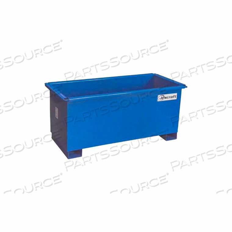 STEEL FORKLIFT MORTAR TUB, 11 CU. FT. CAP., BLUE by Jescraft STEEL FORKLIFT MORTAR TUB, 11 CU. FT. CAP., BLUE by Jescraft