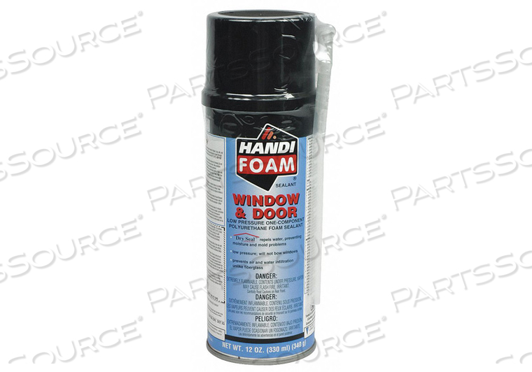 STRAW FOAM SEALANT WINDOW AND DOOR 12OZ. by Handi-Foam STRAW FOAM SEALANT WINDOW AND DOOR 12OZ. by Handi-Foam