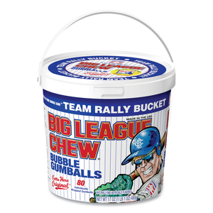 BUBBLE GUM BALLS, OUTTA' HERE ORIGINAL, 80 BALLS/TUB by Big League Chew