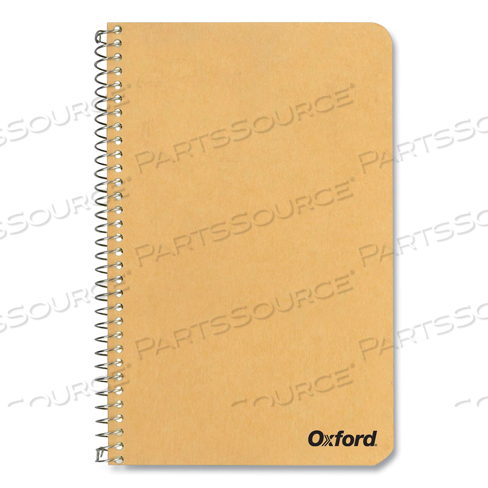 ONE-SUBJECT NOTEBOOK, MEDIUM/COLLEGE RULE, TAN COVER, 11 X 8.5, 80 SHEETS 