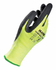 HEAT RESISTANT GLOVES NITRILE YLW 11 PR by MAPA Professional