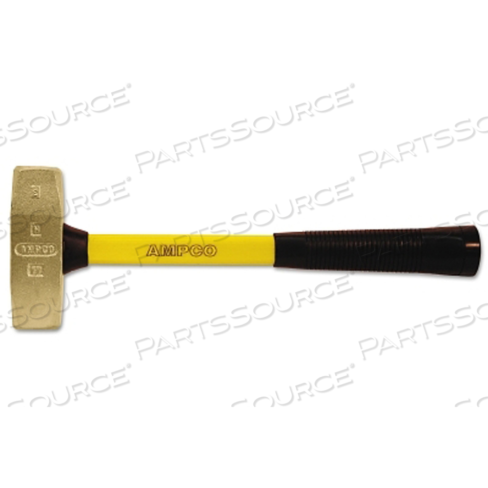 DOUBLE FACE ENGINEERS HAMMER, 3 LB, 14 IN L by Ampco Safety Tools DOUBLE FACE ENGINEERS HAMMER, 3 LB, 14 IN L by Ampco Safety Tools