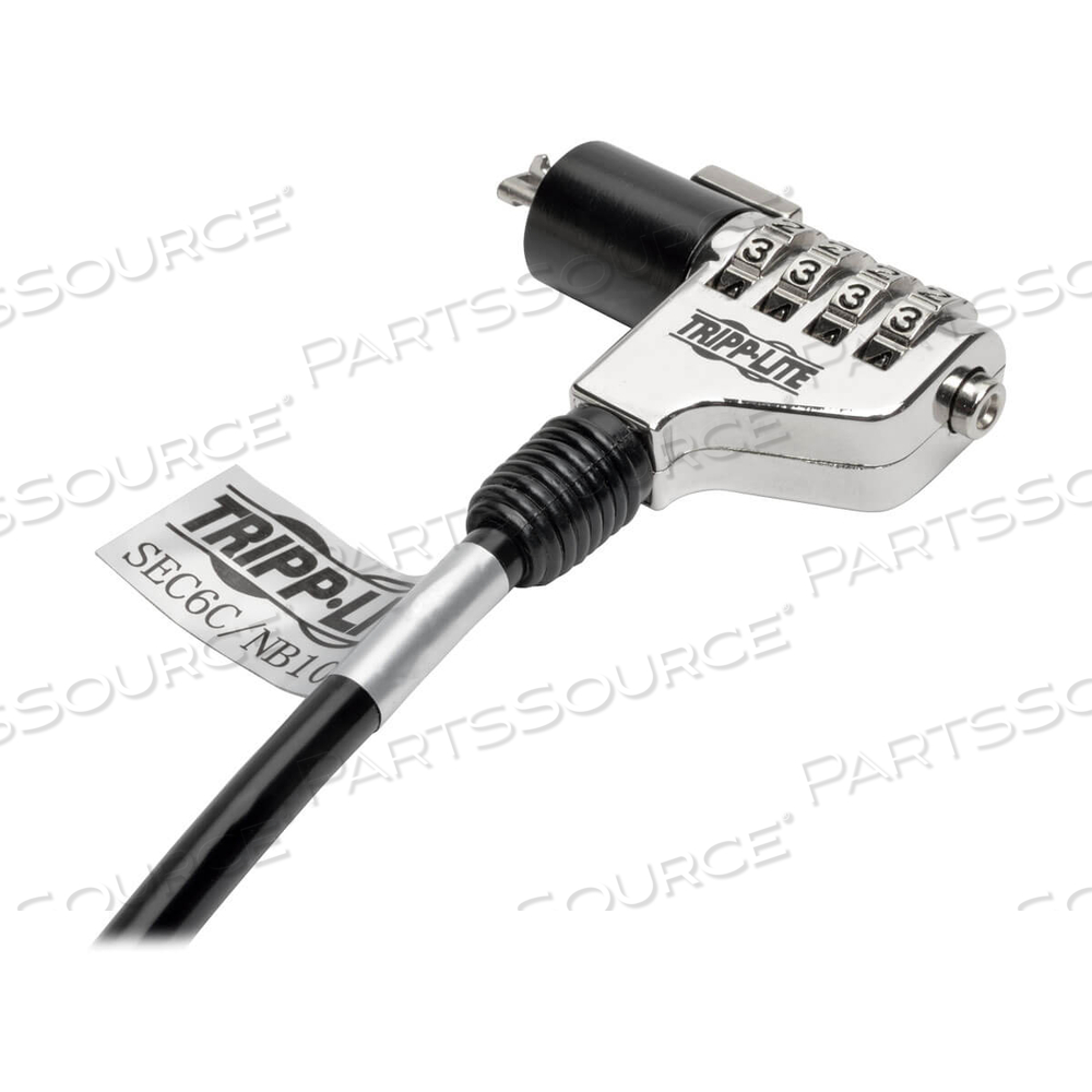 LAPTOP SECURITY LOCK COMBINATION THEFT DETERRENT CABLE 6FT 6' by Tripp Lite