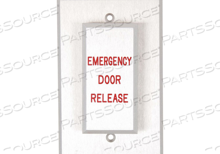 EMERGENCY PUSH BUTTON 24VDC 3 W by Dortronics Systems, Inc.