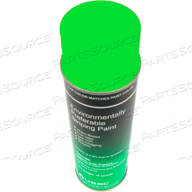 AEROSOL STRIPING PAINT, FLUORESCENT GREEN 