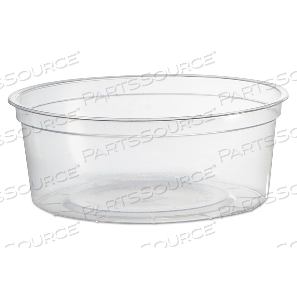 DELI CONTAINERS, 8 OZ, CLEAR, PLASTIC by WNA DELI CONTAINERS, 8 OZ, CLEAR, PLASTIC by WNA