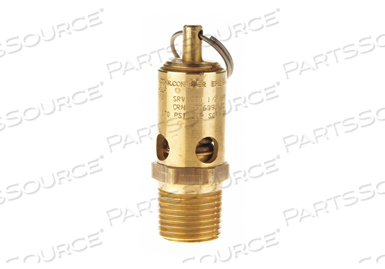AIR SAFETY VALVE 1/2 (M) NPT INLET by Conrader