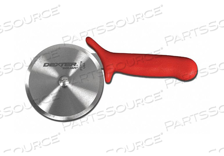 PIZZA CUTTER RED HANDLE 4 IN 