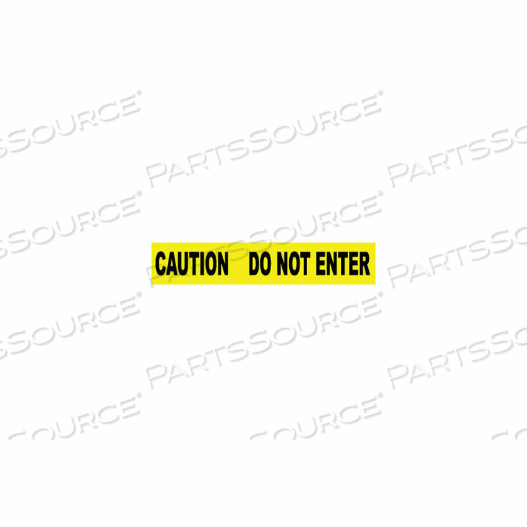 PRINTED BARRICADE TAPE - CAUTION DO NOT ENTER by National Marker Company PRINTED BARRICADE TAPE - CAUTION DO NOT ENTER by National Marker Company