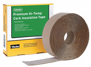 HI-TEMP CORK INSULATION TAPE ROLL by Parker Virginia