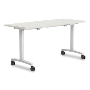 WORKPLACE2.0 NESTING TRAINING TABLE, RECTANGULAR, 60W X 24D X 29.5H, SILVER MESH by Union & Scale