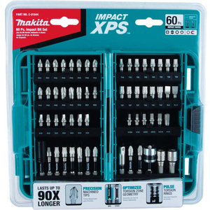IMPACT XPS IMPACT BIT SET, 60 PC., DETENT BALL/MAGNETIC HEX LOCKS, MATTE NICKEL by Makita IMPACT XPS IMPACT BIT SET, 60 PC., DETENT BALL/MAGNETIC HEX LOCKS, MATTE NICKEL by Makita