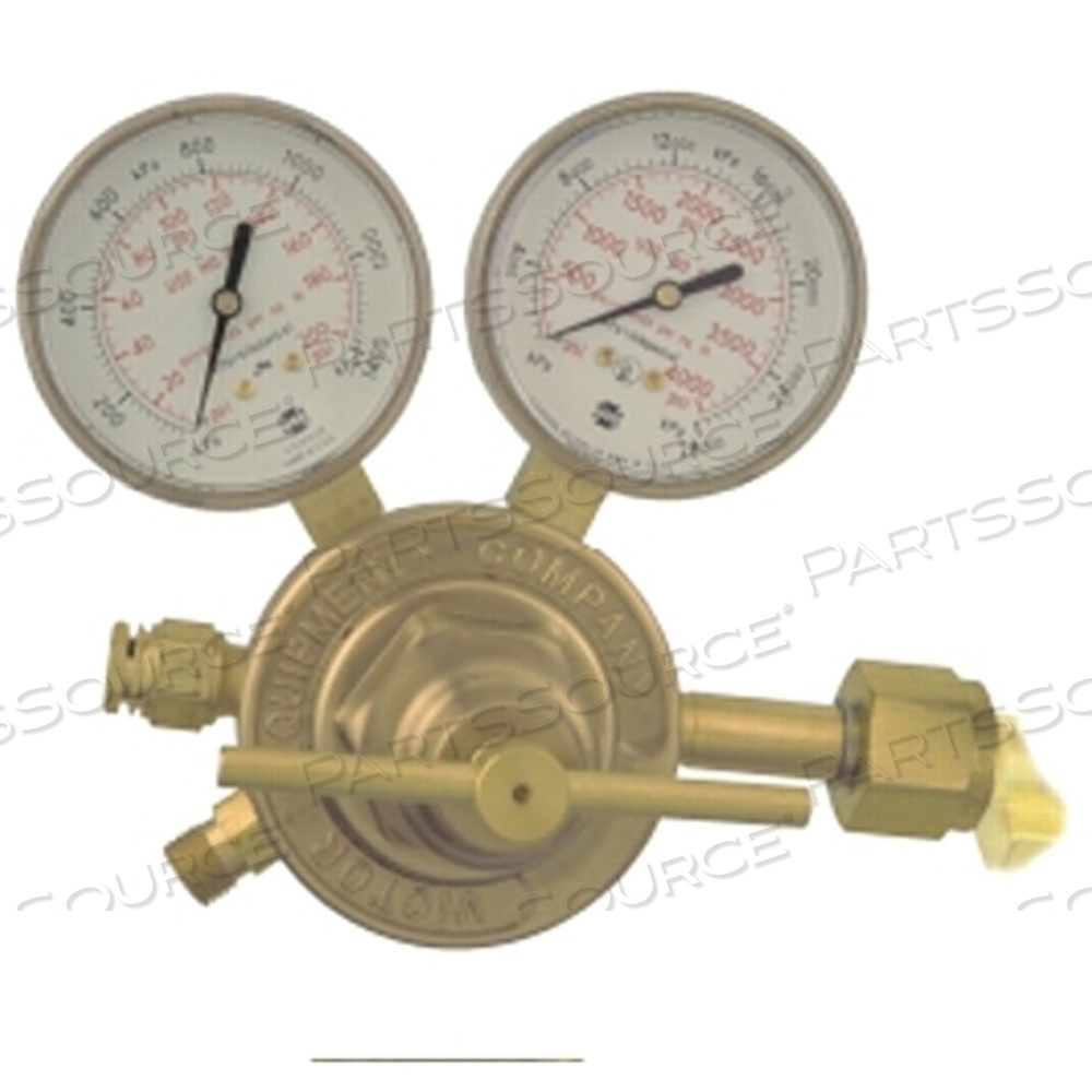 SR 350 SINGLE STAGE HEAVY/MEDIUM DUTY REGULATORS, OXYGEN, CGA 540, 3,000 PSIG by Victor SR 350 SINGLE STAGE HEAVY/MEDIUM DUTY REGULATORS, OXYGEN, CGA 540, 3,000 PSIG by Victor
