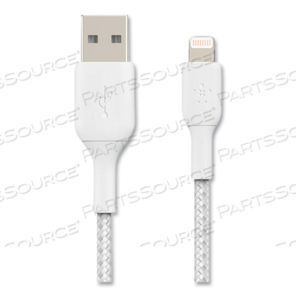 BOOST CHARGE, LIGHTNING CABLE, LIGHTNING MALE TO USB MALE, 3.3 FT, WHITE, FOR APPLE IPAD/IPHONE/IPOD (LIGHTNING) by Belkin BOOST CHARGE, LIGHTNING CABLE, LIGHTNING MALE TO USB MALE, 3.3 FT, WHITE, FOR APPLE IPAD/IPHONE/IPOD (LIGHTNING) by Belkin