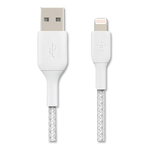 BOOST CHARGE, LIGHTNING CABLE, LIGHTNING MALE TO USB MALE, 3.3 FT, WHITE, FOR APPLE IPAD/IPHONE/IPOD (LIGHTNING) by Belkin