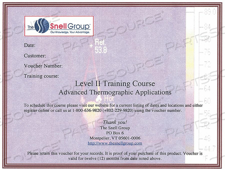 LEVEL II THERMOGRAPHY TRAINING by The Snell Group