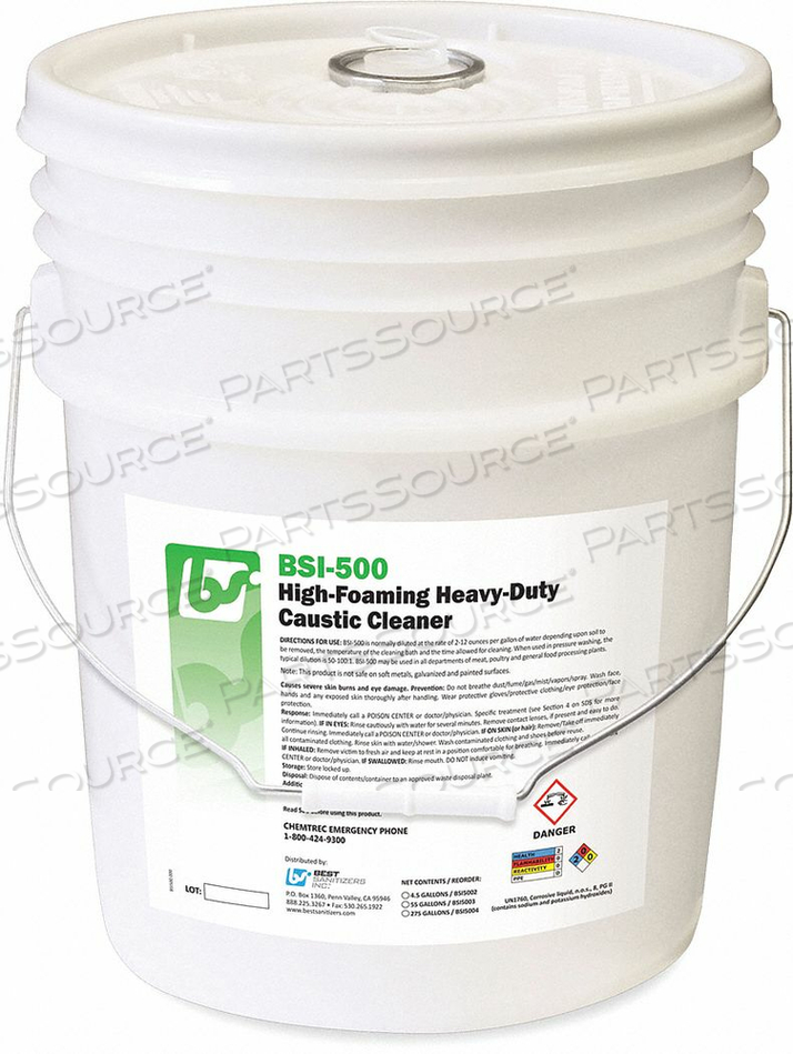 CAUSTIC CLEANER FOAM 5 GAL. by Best Sanitizers Inc.