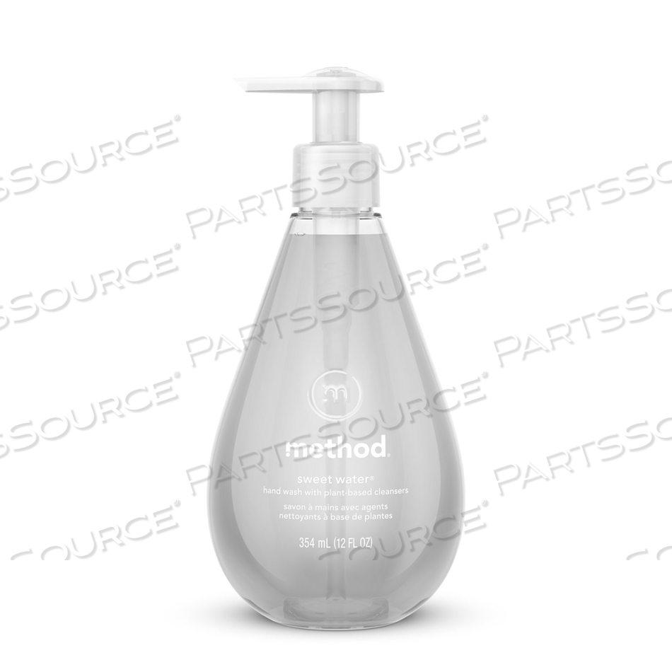 GEL HAND WASH, SWEET WATER, 12 OZ PUMP BOTTLE by Method