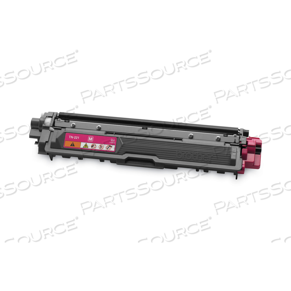 TN221M TONER, 1,400 PAGE-YIELD, MAGENTA by Brother TN221M TONER, 1,400 PAGE-YIELD, MAGENTA by Brother