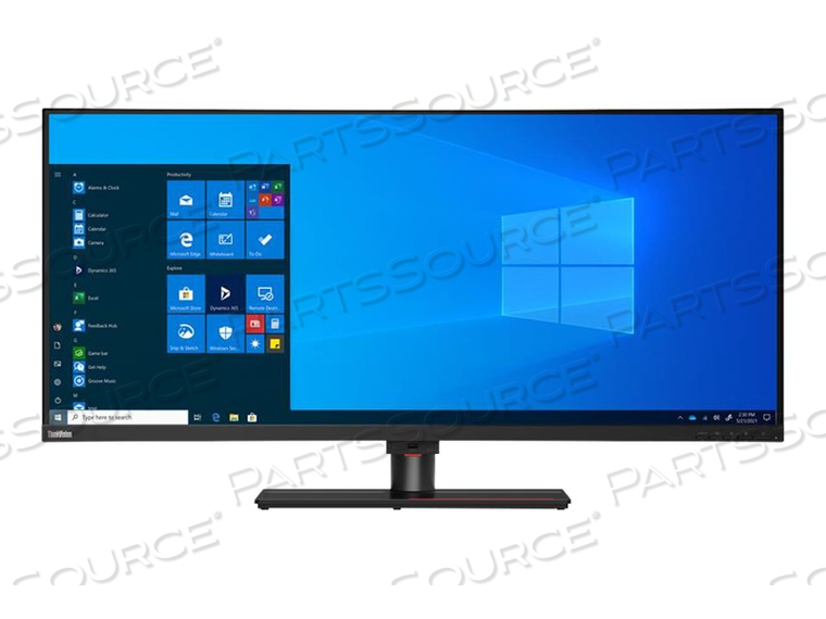 THINKVISION P40W-20, LED MONITOR, CURVED, 40" (39.7" VIEWABLE), 5120 X 2160 WUHD @ 75 HZ, IPS, 300 CD/M-, 1000:1, 4 MS, 2XTHUNDERBOLT 4, DIS by Lenovo