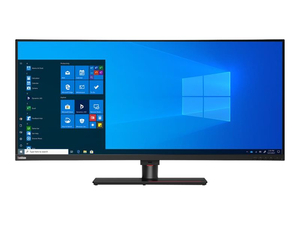 THINKVISION P40W-20, LED MONITOR, CURVED, 40" (39.7" VIEWABLE), 5120 X 2160 WUHD @ 75 HZ, IPS, 300 CD/M-, 1000:1, 4 MS, 2XTHUNDERBOLT 4, DIS by Lenovo