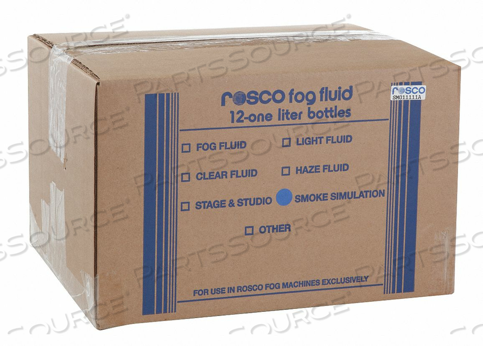 SMOKE MACHINE FLUID 1L BOTTLE PK12 by Rosco