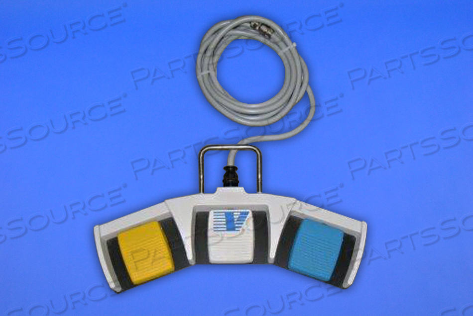 FOOTSWITCH, ENERGY PLATFORM, FORCETRIAD™, 15FT CORD LENGTH, 3 NUMBER OF PEDAL, FOR USE WITH: FORCETRIAD™ ENERGY PLATFORM by Valleylab / Energy-based Devices - Covidien