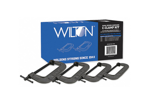 C-CLAMP SET 8 IRON LIGHT DUTY by Wilton/ Walter Meier Manufacturing Americas