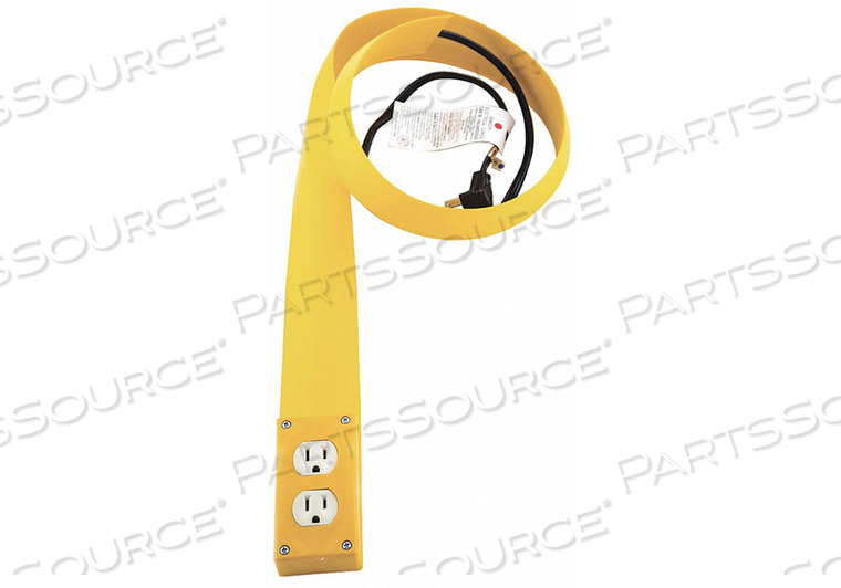 COVERED EXT CORD 12FT 10FT COVERED YEL by Flexiduct COVERED EXT CORD 12FT 10FT COVERED YEL by Flexiduct