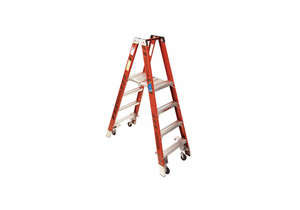 TWIN PLATFORM STEPLADDER 4 FT FGL 300 LB by Werner