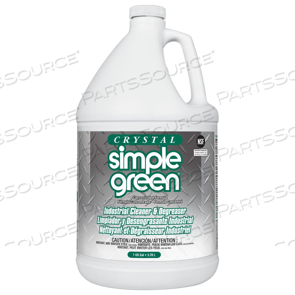 19128 SIMPLE GREEN CRYSTAL CLEANER AND DEGREASER, 1 GAL, BOTTLE by Simple Green