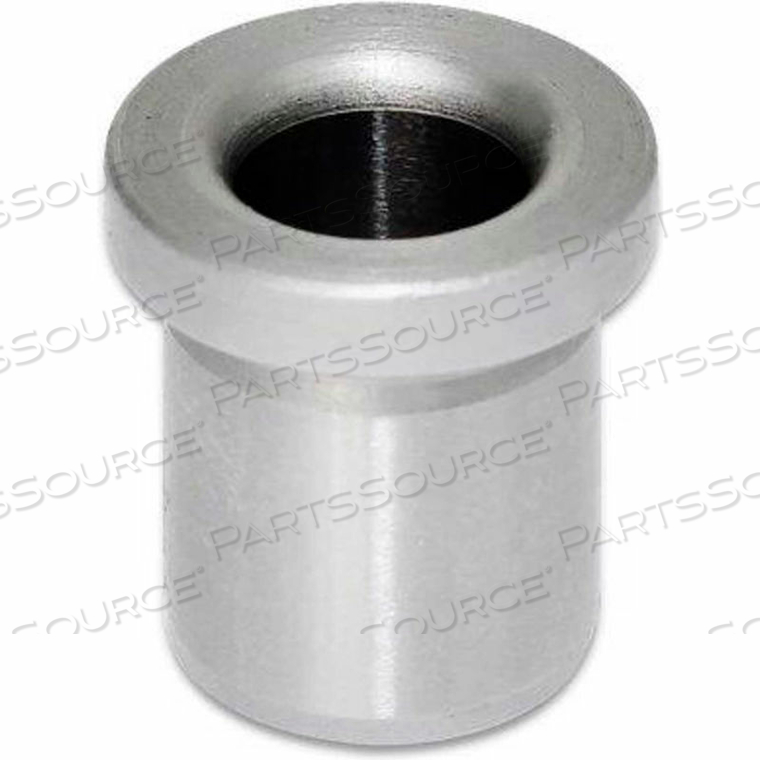 DIN 172 PRESS-FIT DRILL BUSHINGS, STEEL, W/ FLANGE, 11/16" DIA., 1/2"L, 0.45" HOLE DIA. 