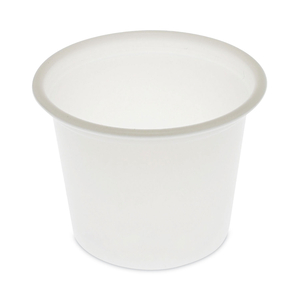 PLASTIC PORTION CUP, 1 OZ, TRANSLUCENT, 200/SLEEVE, 25 SLEEVES/CARTON by Pactiv