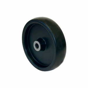 3" X 1-1/4" POLYOLEFIN WHEEL WITH BALL BEARING FOR 3/8" AXLE by RWM