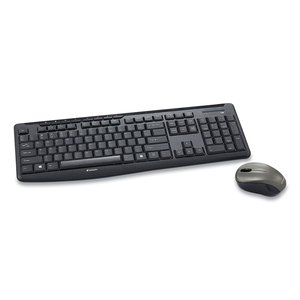 SILENT WIRELESS MOUSE AND KEYBOARD, 2.4 GHZ FREQUENCY/32.8 FT WIRELESS RANGE, BLACK by Verbatim